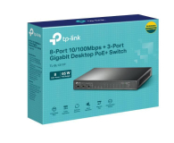 TP-Link 11p TL-SL1311P (8x10/100Mbit PoE+, 2x1000Mbit, 1xSFP) - 1137567 - zdjęcie 3